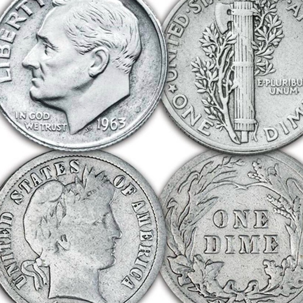 One Vintage Silver Dime!  90% silver!!! Rare!